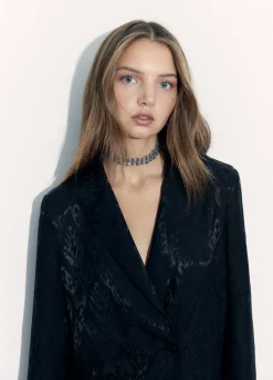 Blazer Cruzado Jacquard