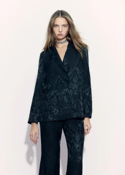 Blazer Cruzado Jacquard