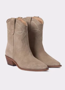 Botins Cowboy Bordado