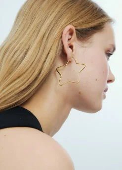 Brincos Com Estrela Grande