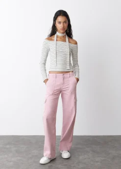 Calças Culottes Cargo