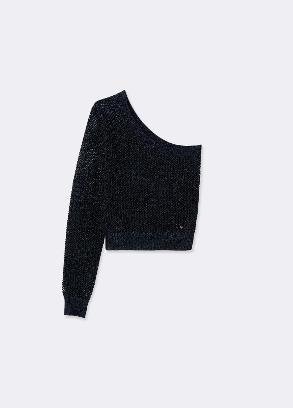 Camisola Assimetrica Com Rendilhado