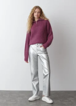 Camisola Fecho-Eclair Gola