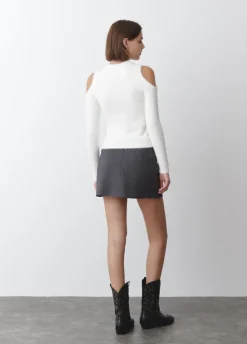 Camisola Ombros Descob Pelo