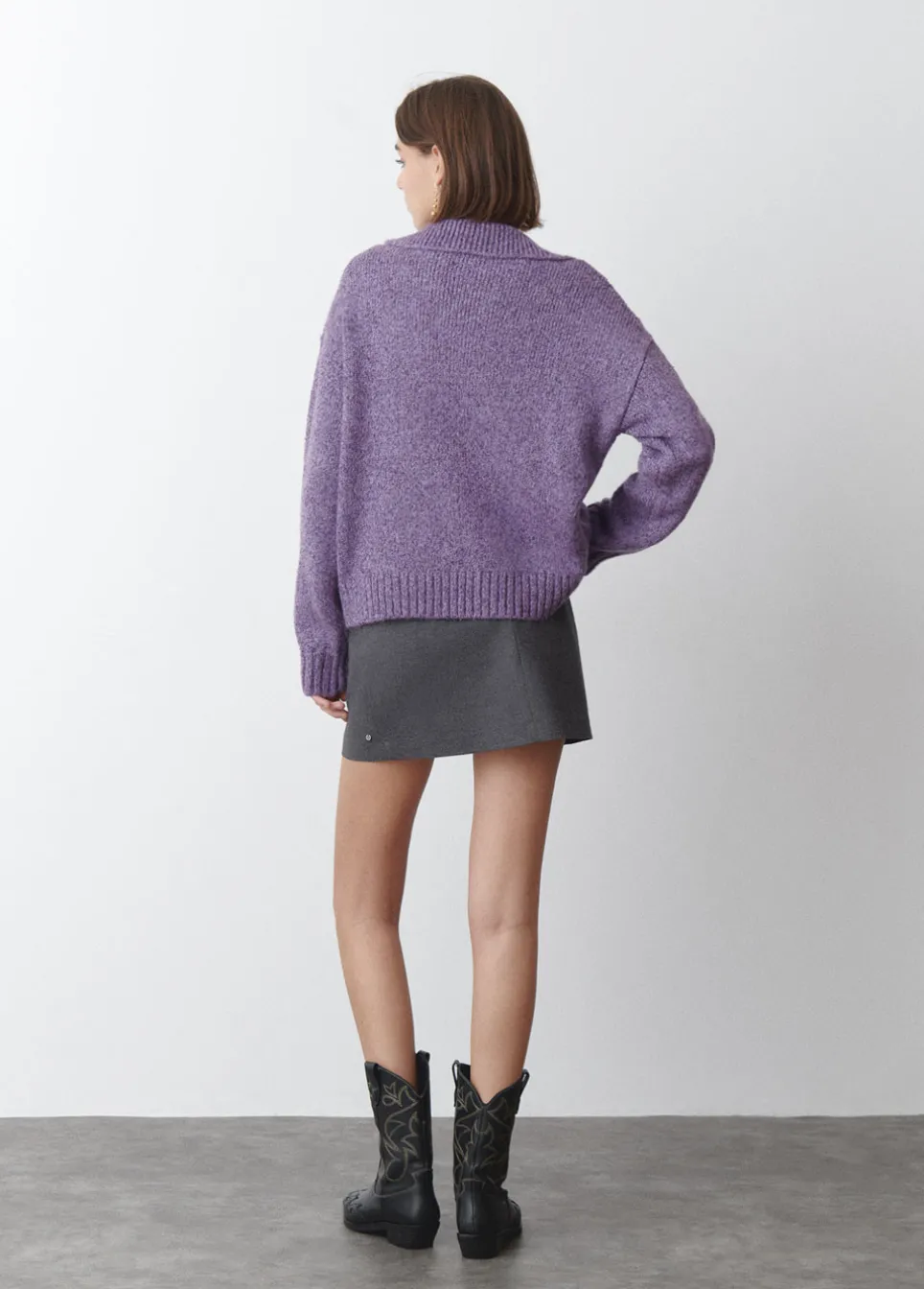 Camisola Pescoco Polo Cordas