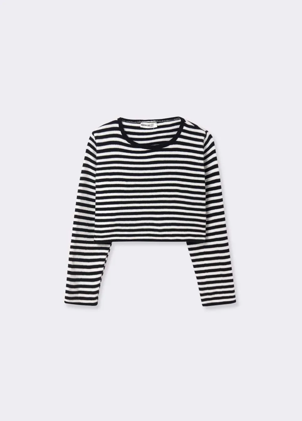 Camisola Riscas Cropped