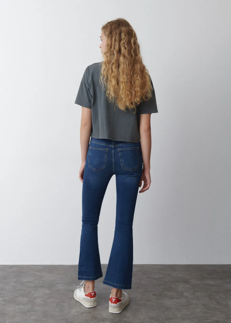 Jeans Flare Cropped
