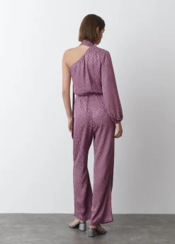 Macacao Assimetrico Jacquard