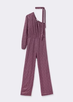 Macacao Assimetrico Jacquard