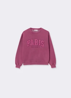 Sweatshirt Bordada De Paris