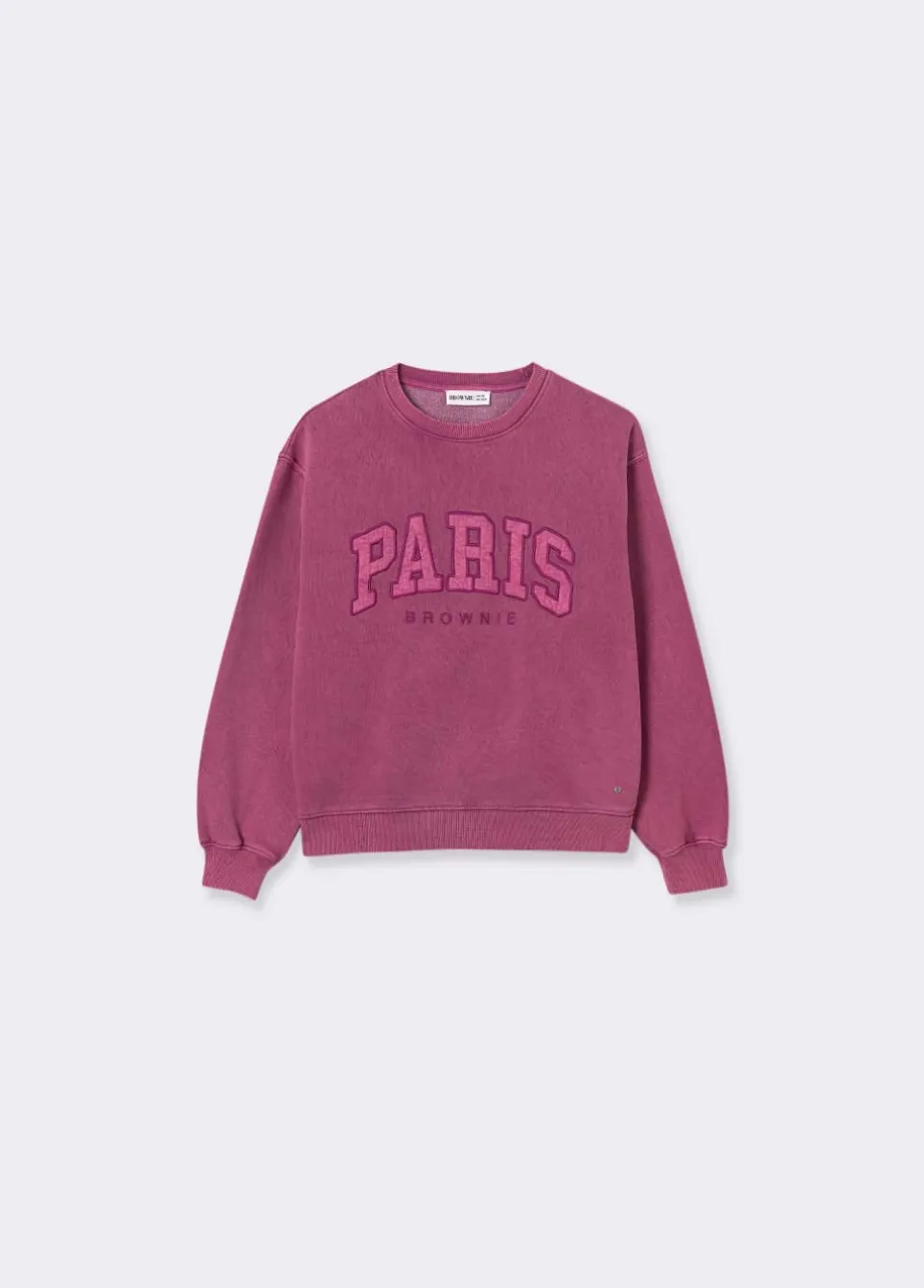 Sweatshirt Bordada De Paris