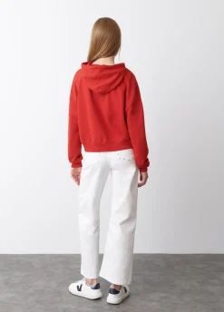 Sweatshirt Com Capuz Cropped
