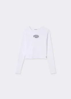 T-Shirt Baby Tee Manga Comprida