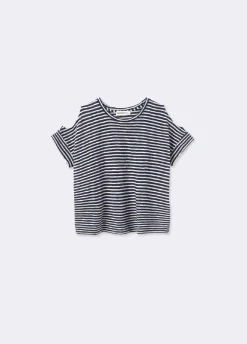 T-Shirt Riscas Abertura