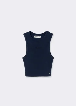 T-Shirt Sem Manga Bordada