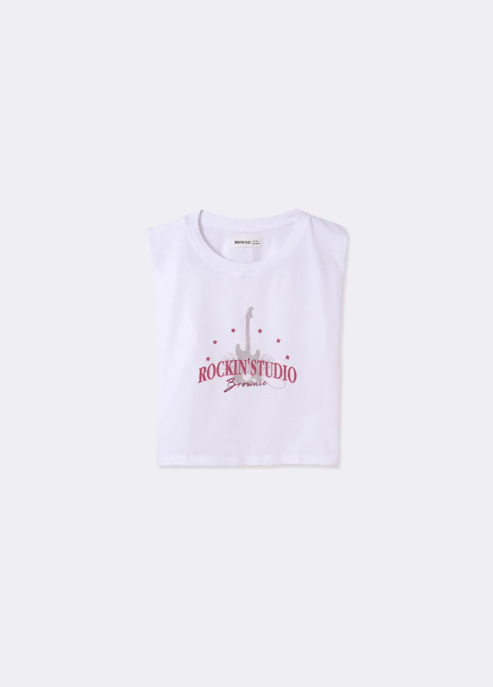 T-Shirt Sem Manga Guitarra