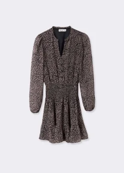 Vestido Curto Mancha Animal