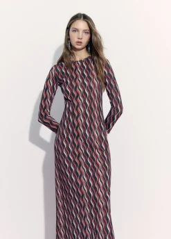 Vestido Estampado Ondas